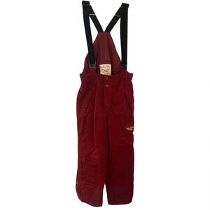 Vintage Jackson Hole Burgundy Bib Overall Snow Pants M